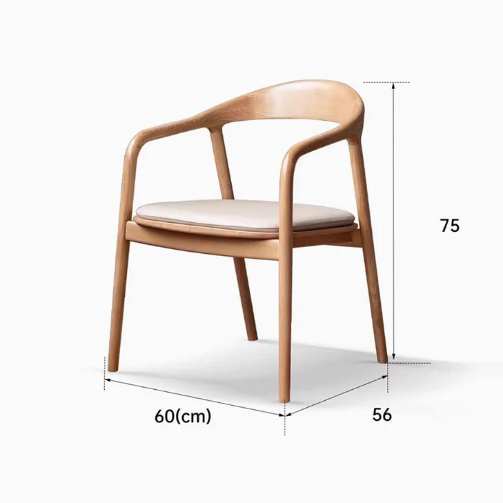 Essen Natural Solid Ash Dining Leisure Chair - Image 7