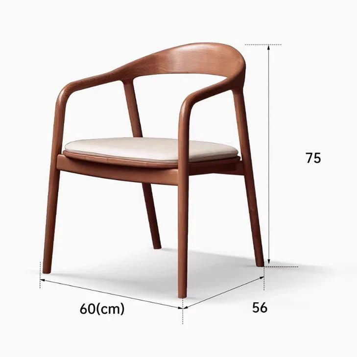 Essen Natural Solid Ash Dining Leisure Chair - Image 8