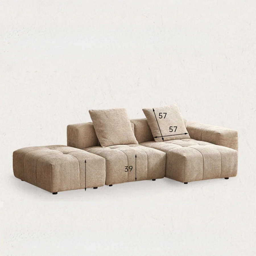 Foresto Modular Chenille Sofa - Image 10