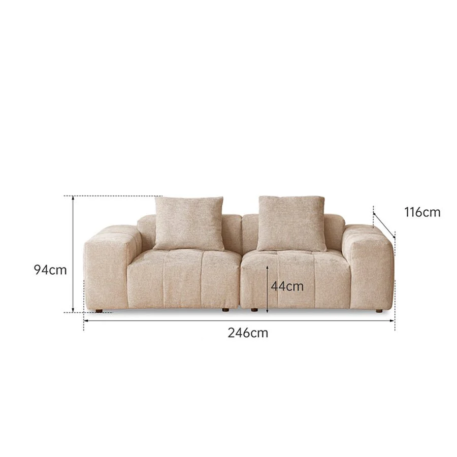 Foresto Modular Chenille Sofa - Image 5