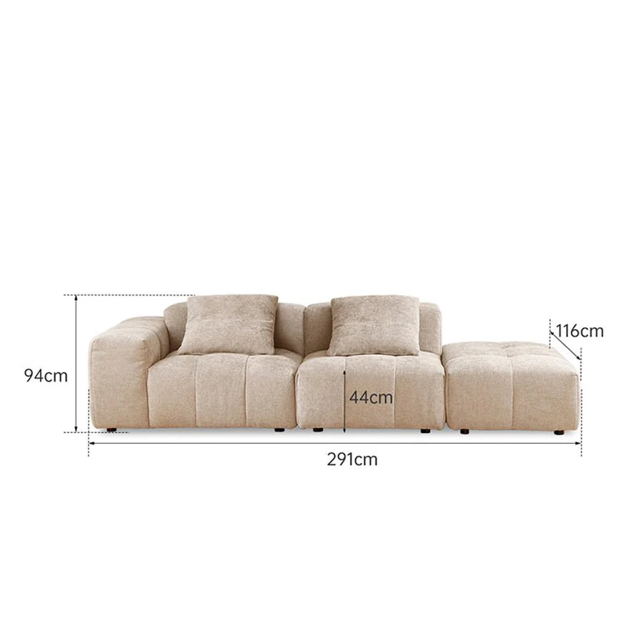 Foresto Modular Chenille Sofa - Image 6