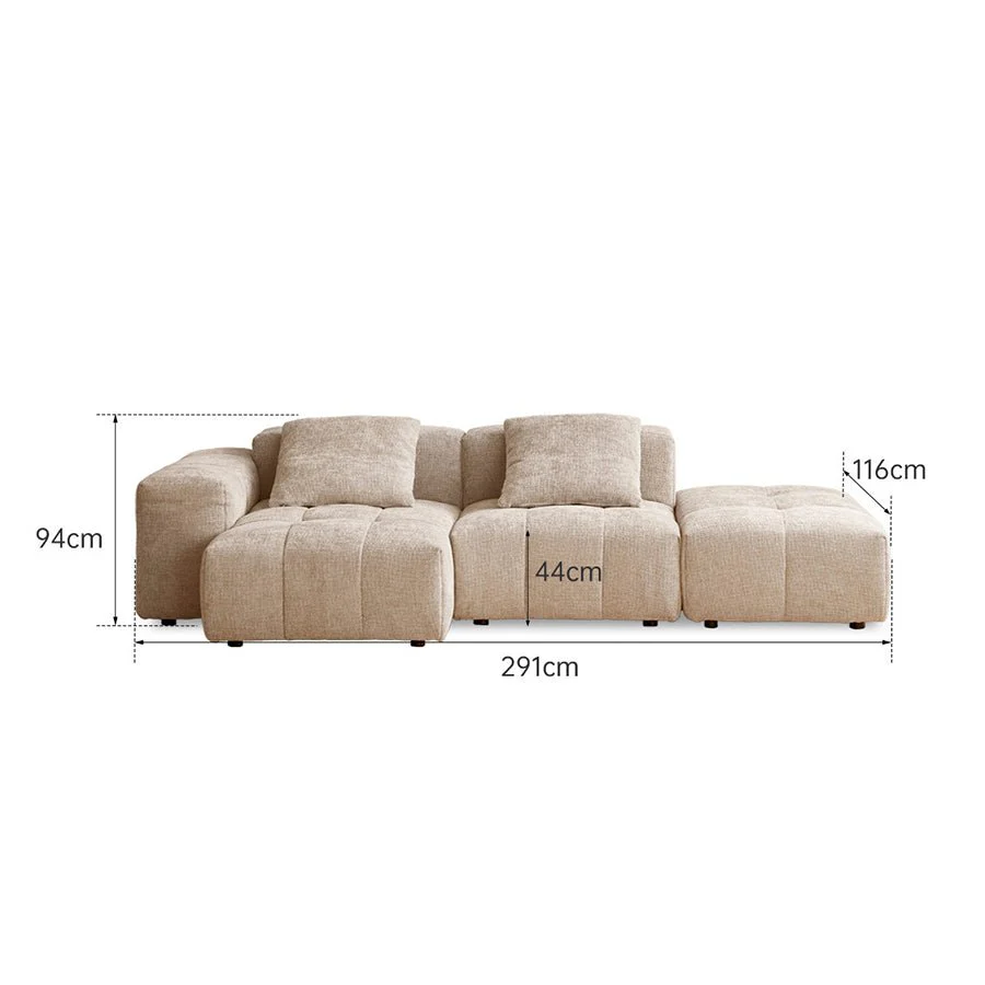 Foresto Modular Chenille Sofa - Image 8