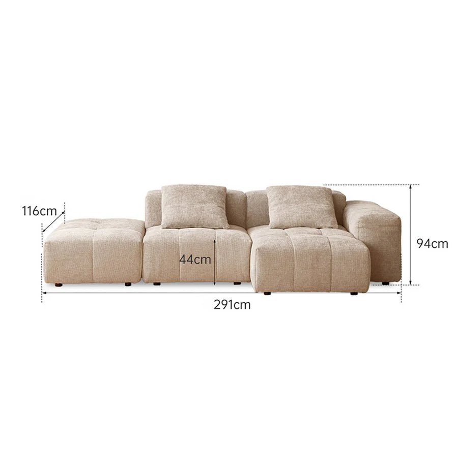 Foresto Modular Chenille Sofa - Image 9