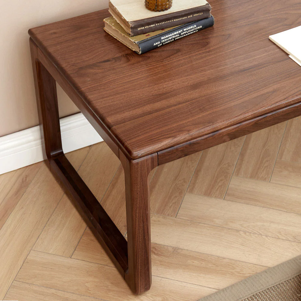 Formello Natural Solid Walnut Coffee Table - Image 7