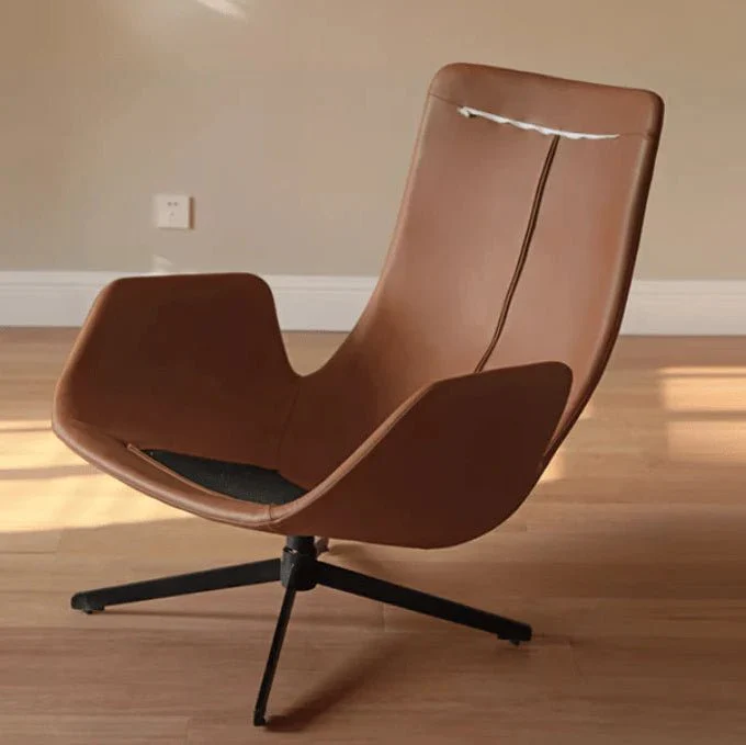 Genner Luxe Silicone Leather Swivel Leisure Chair Sofa - Image 13