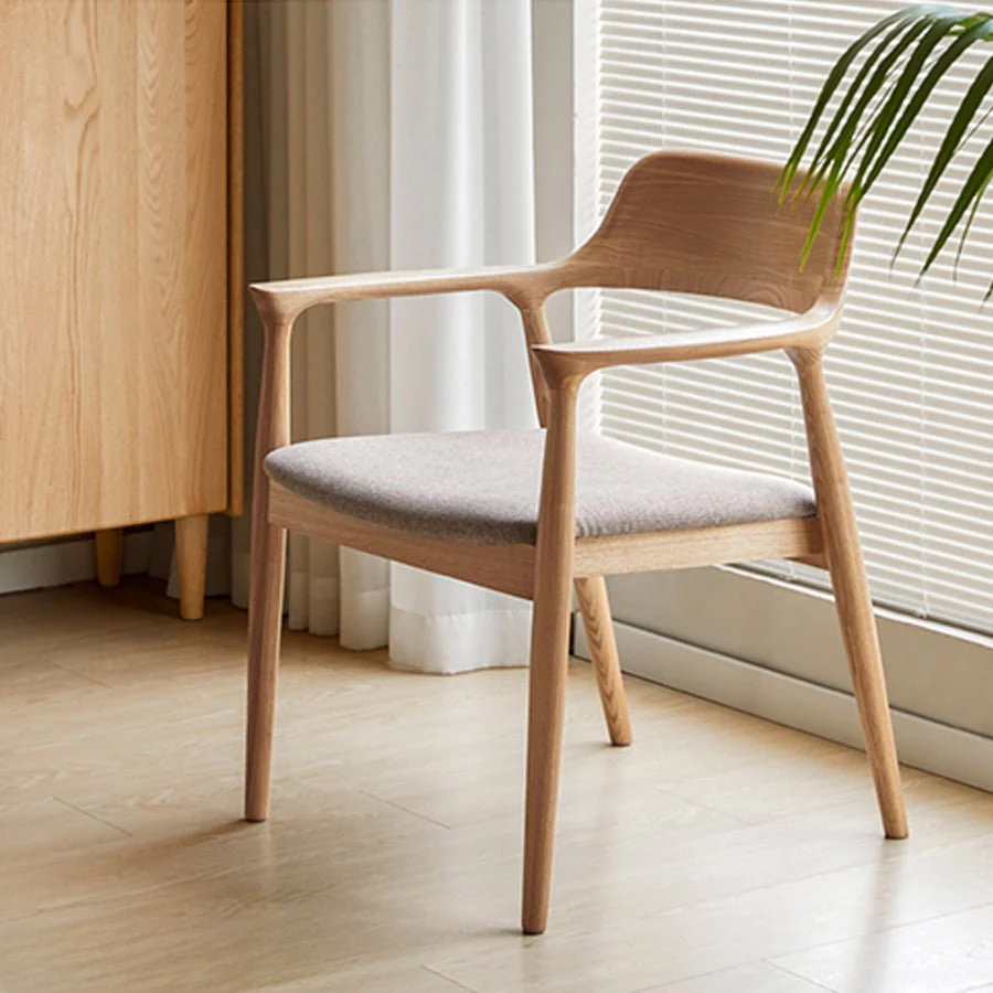 Graz Natural Solid Ash Dining Chair