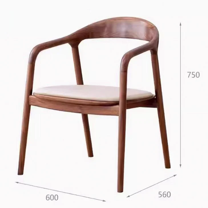 Hanson Solid Walnut Dining Chair - Image 9