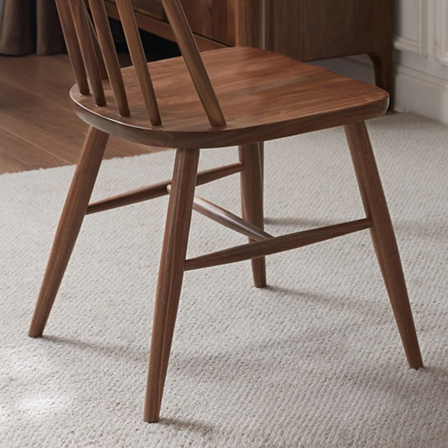 Hasjo Natural Solid Walnut Dining Chair - Image 8