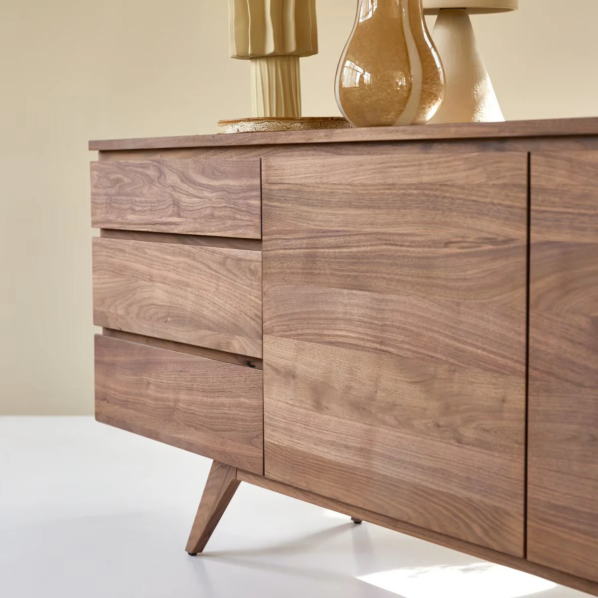 Hessen Natural Solid Walnut Large Sideboard - Image 5