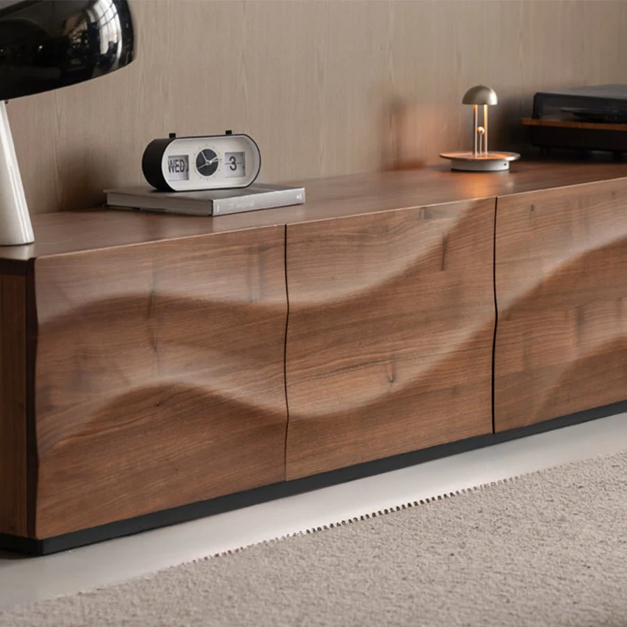 Holand Solid Walnut Floor-Standing Entertainment Unit - Image 3