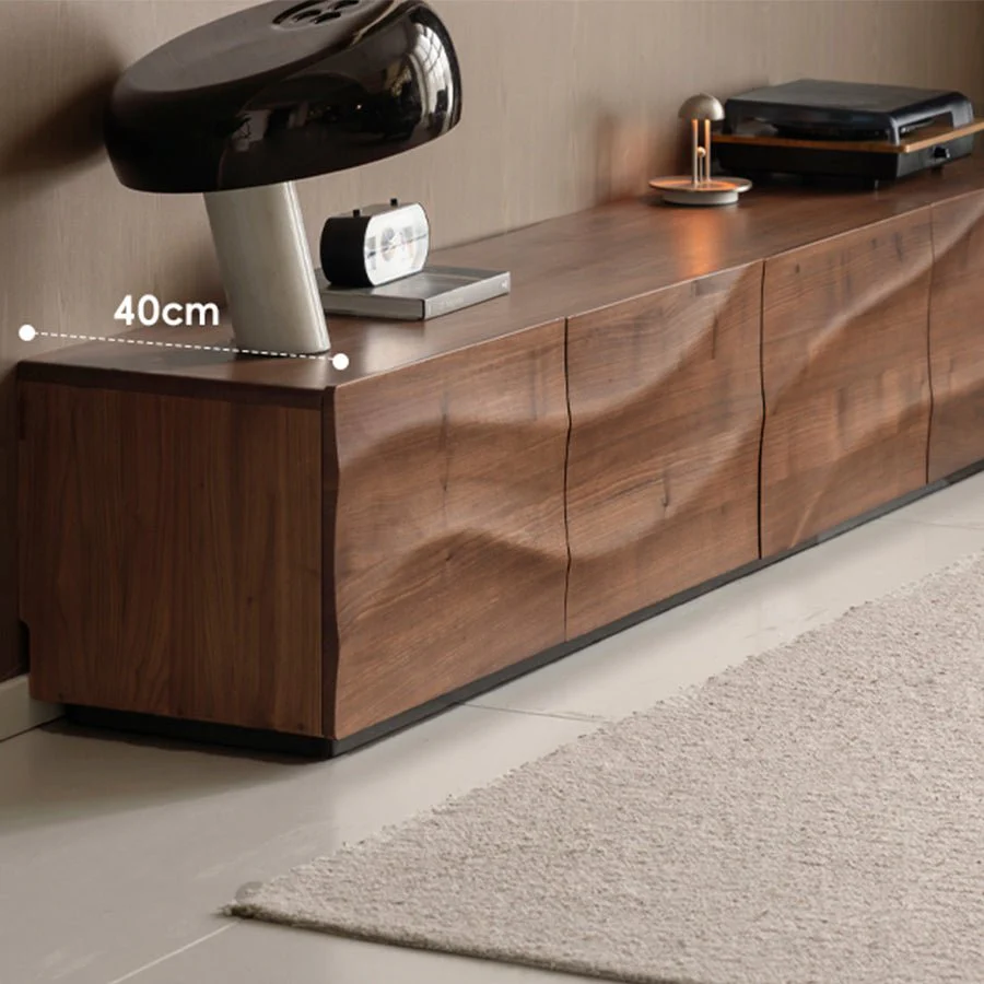 Holand Solid Walnut Floor-Standing Entertainment Unit - Image 5