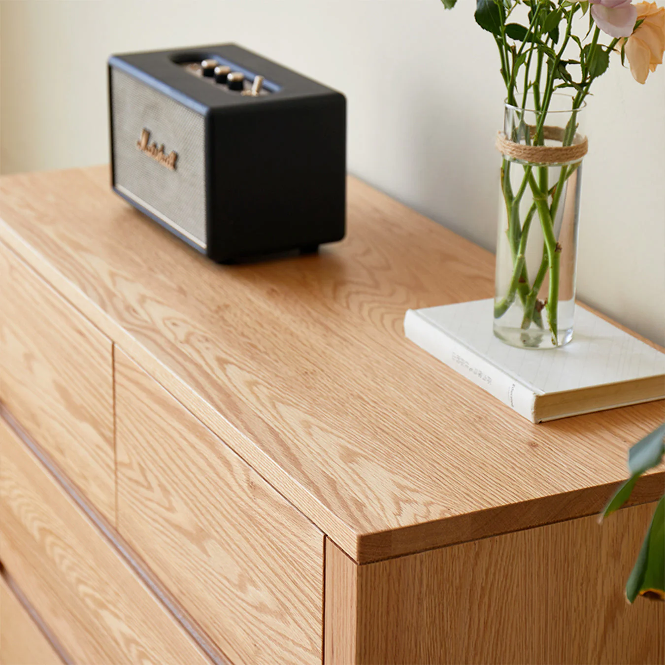 Humbie Natural Solid Oak 2+3 Chest Drawers - Image 6
