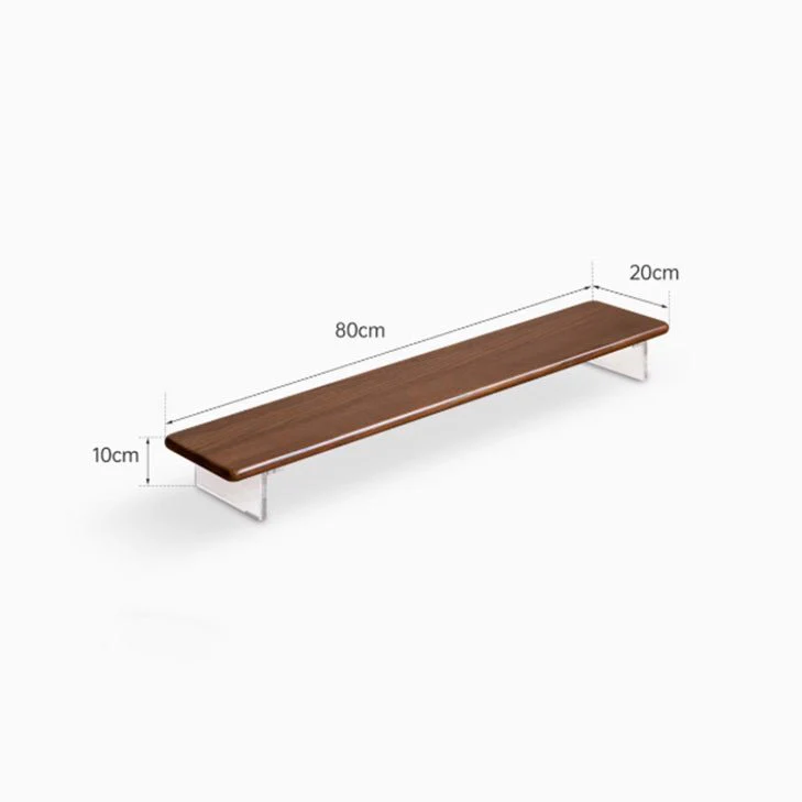 Humbie Natural Solid Oak Desk Floating Shelve - Image 9