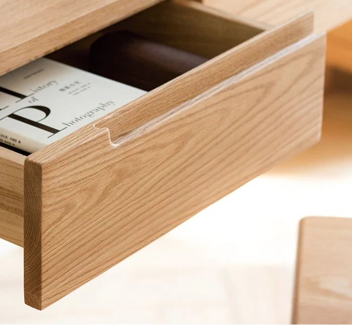 Humbie Solid Oak Study Desk - Image 9