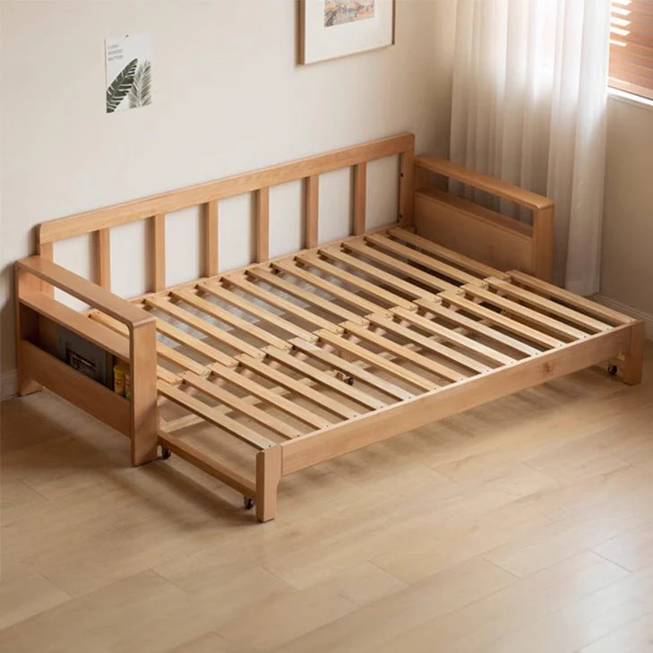 Hyogo Natural Solid Oak Sofa Bed - Image 7