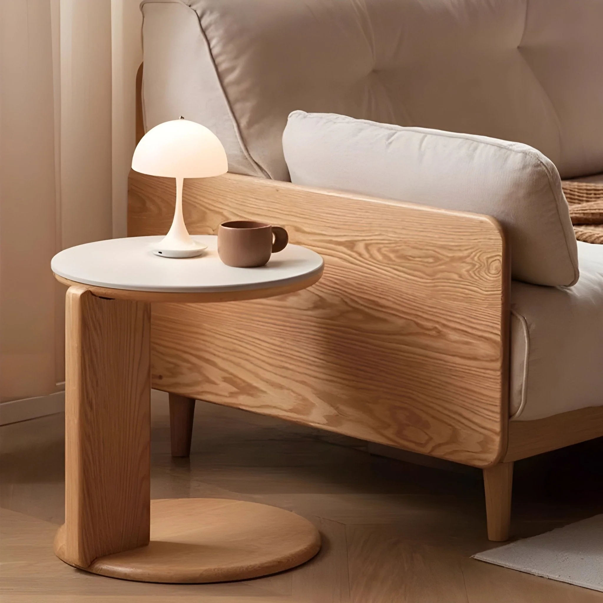 Jelling Natural Solid Oak Coffee Table Set - Image 5
