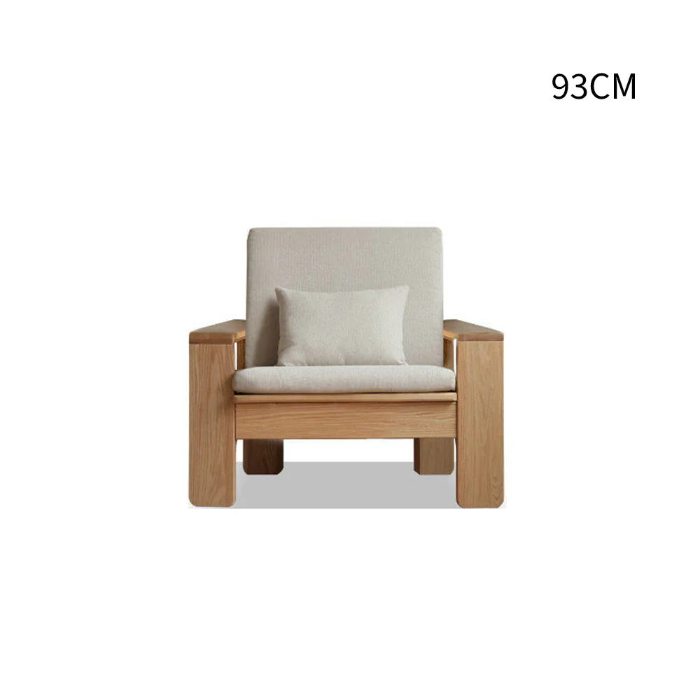Kamakura Natural Solid Oak Sofa - Image 12