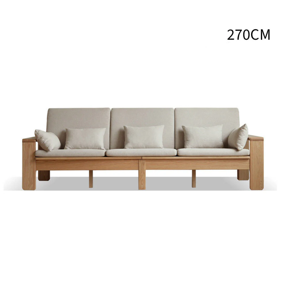 Kamakura Natural Solid Oak Sofa - Image 15