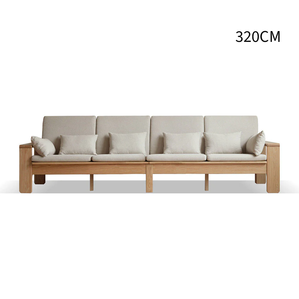 Kamakura Natural Solid Oak Sofa - Image 17