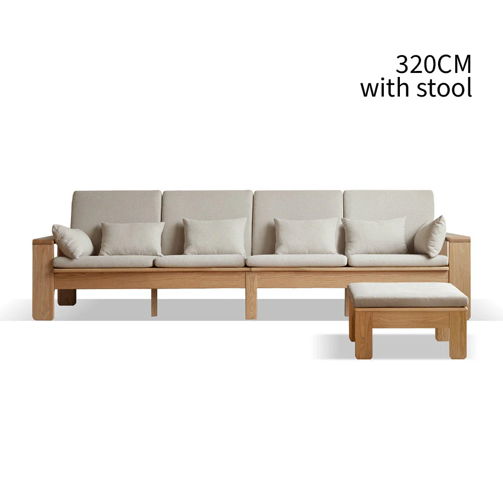 Kamakura Natural Solid Oak Sofa - Image 18