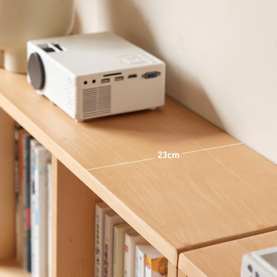 Kasai Natural Solid Oak Bookcase / Display Shelves - Image 5