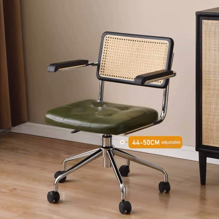 Kassel Rattan Study Office Chair - Image 3