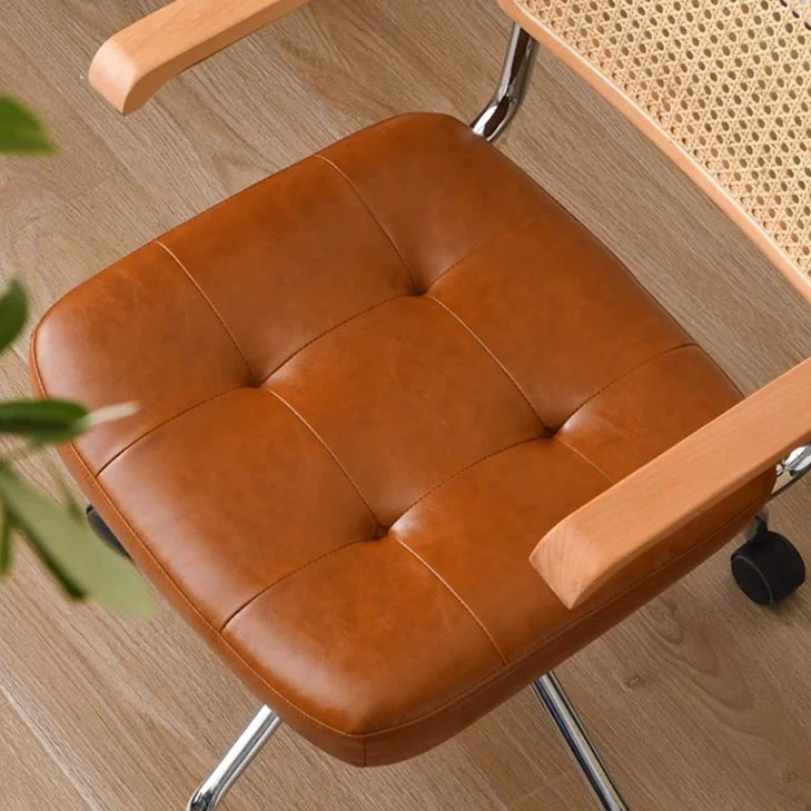 Kassel Rattan Study Office Chair - Image 4