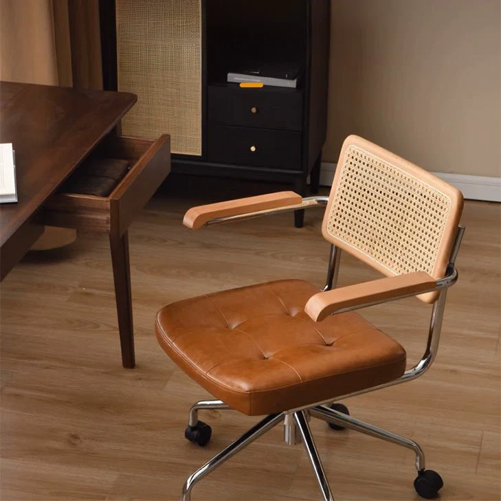 Kassel Rattan Study Office Chair - Image 5