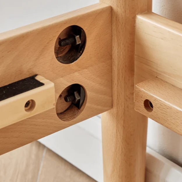 Kemi Natural Solid Beech Harp Bed Frame - Image 7