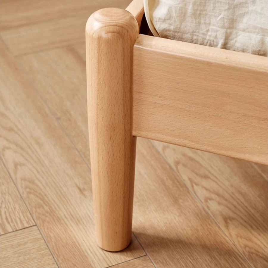 Kemi Natural Solid Beech Harp Bed Frame - Image 9