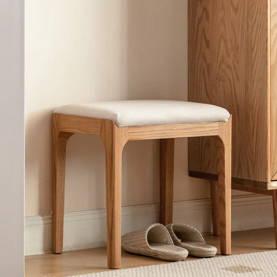 Kempen Natural Solid Hardwood Dressing Stool - Image 4