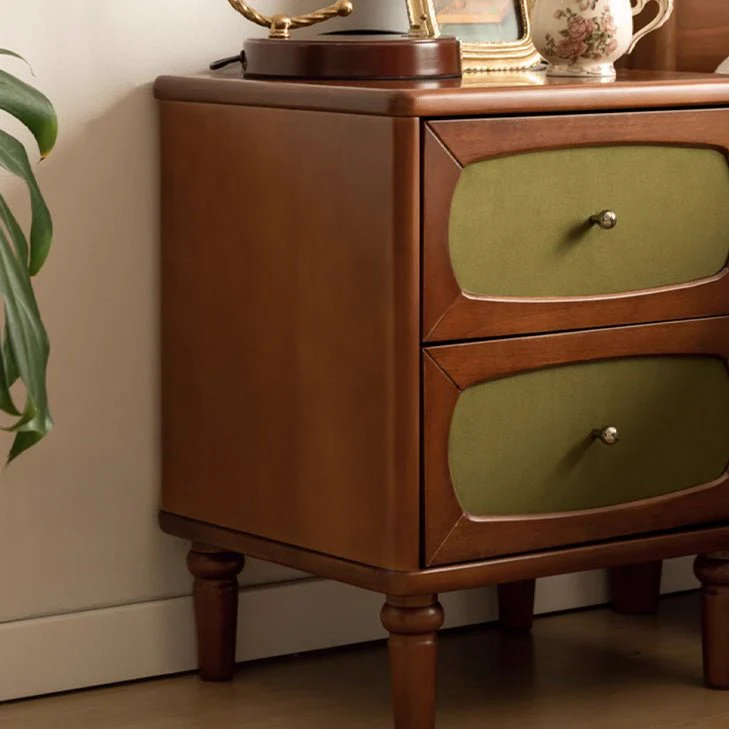 Kinna Rustic Design Tulip Poplar Bedside Table - Image 4