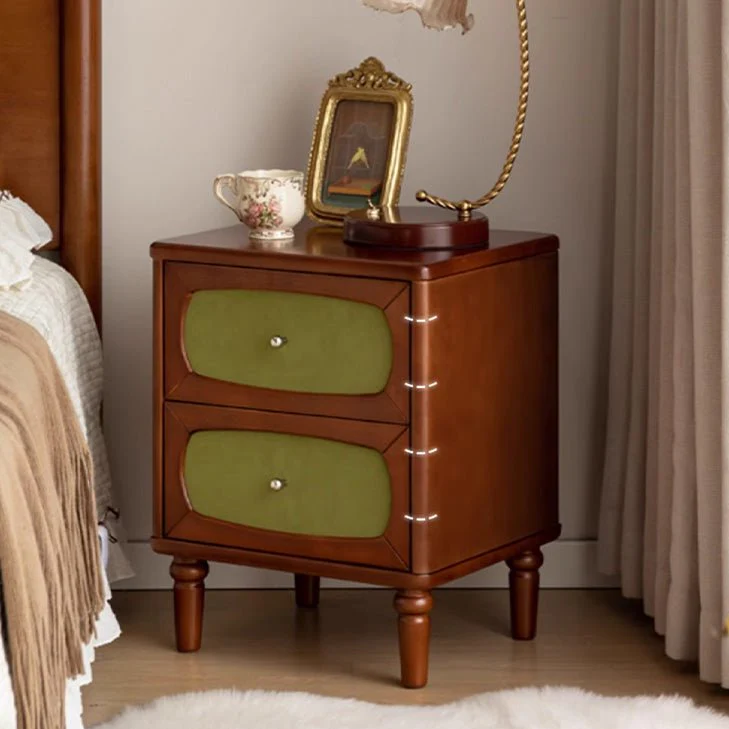 Kinna Rustic Design Tulip Poplar Bedside Table - Image 5
