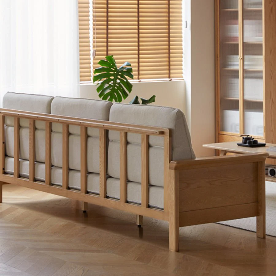 Kloten Natural Solid Ash Sofa - Image 3