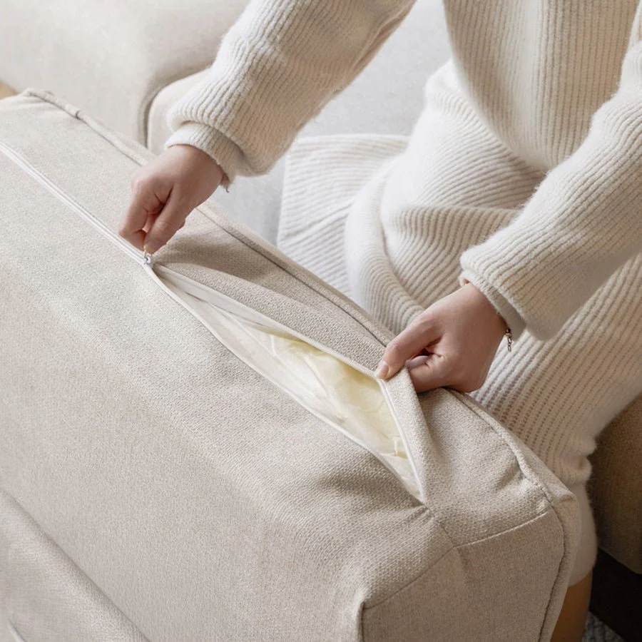 Kloten Natural Solid Ash Sofa - Image 6