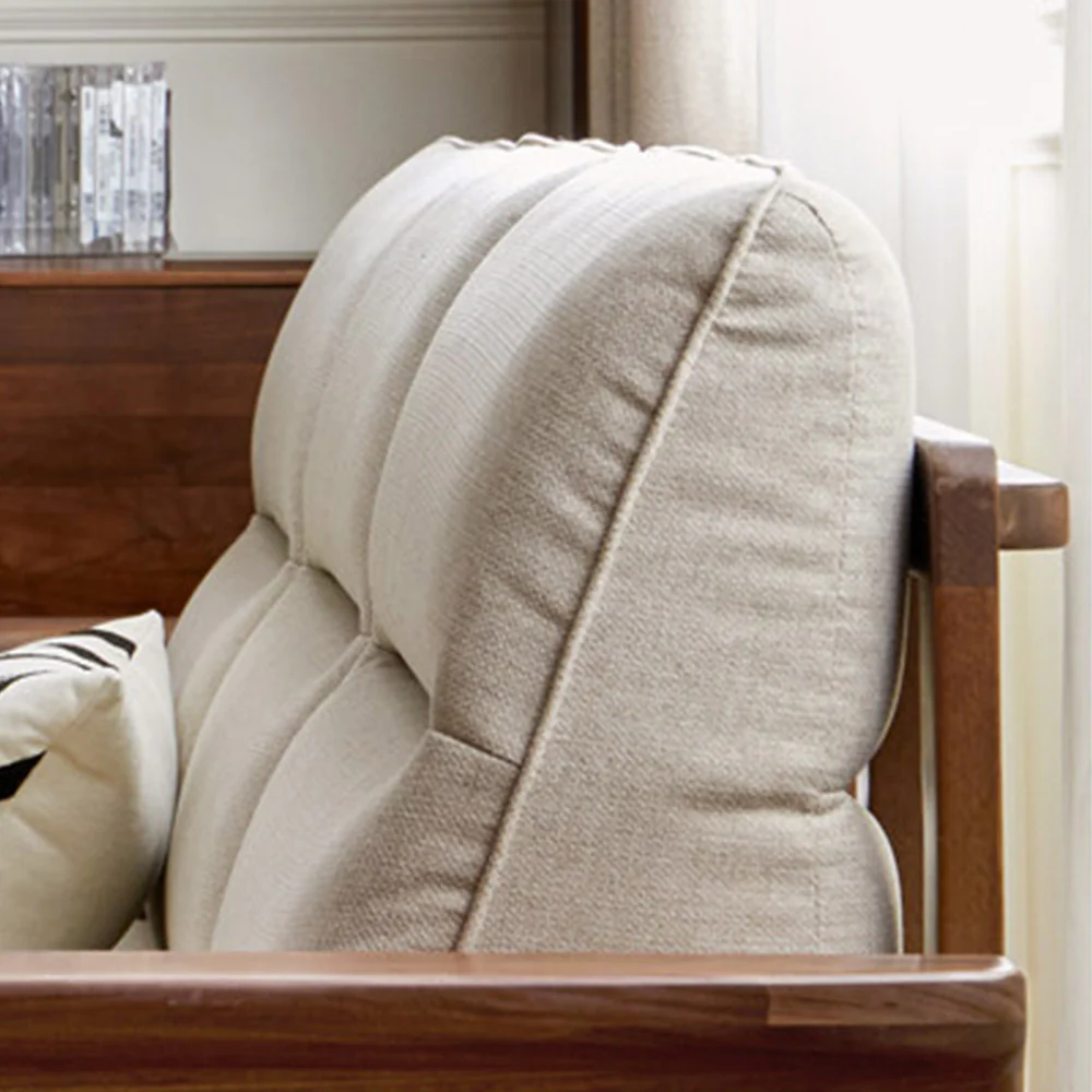 Kloten Natural Solid Walnut Sofa - Image 7