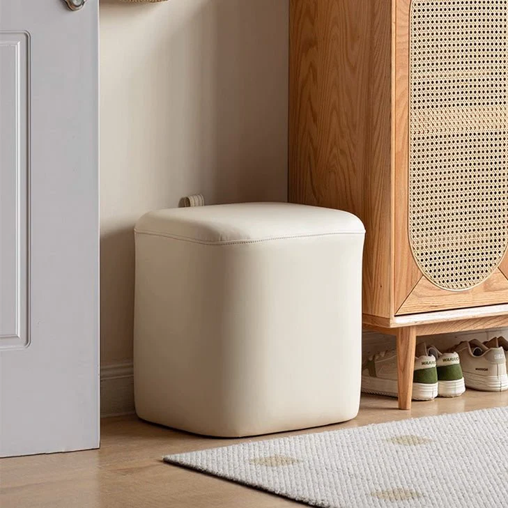 Kochi Cozy Faux Dressing Stool - Image 4