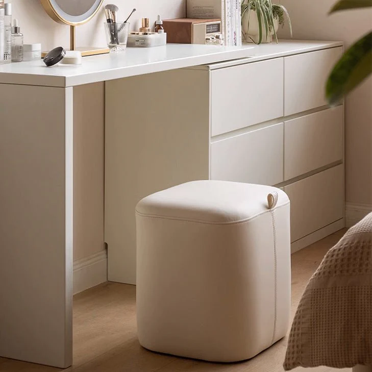 Kochi Cozy Faux Dressing Stool - Image 5