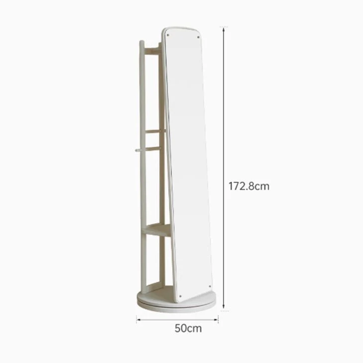 Koli Natural Solid Oak Dress Mirror Rack - Image 7
