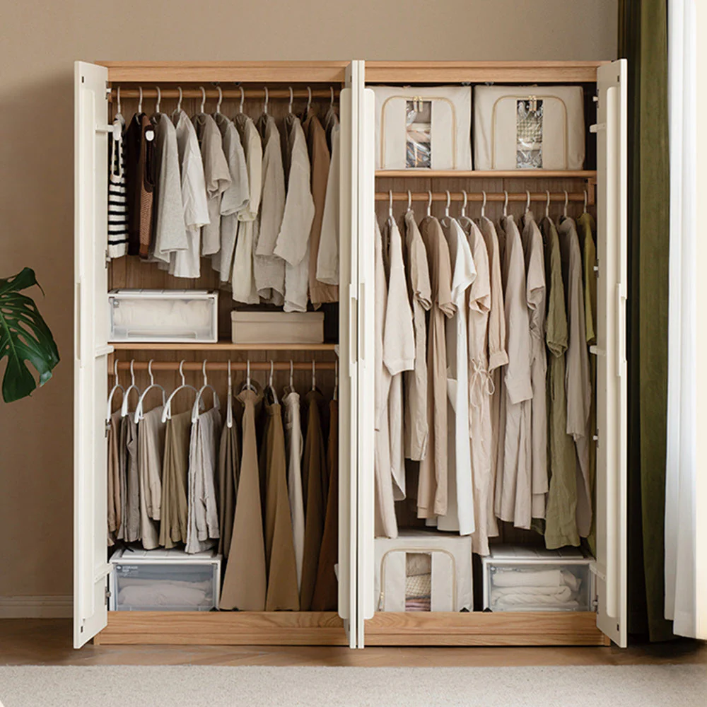 Korge Solid Oak Wardrobe - Image 3