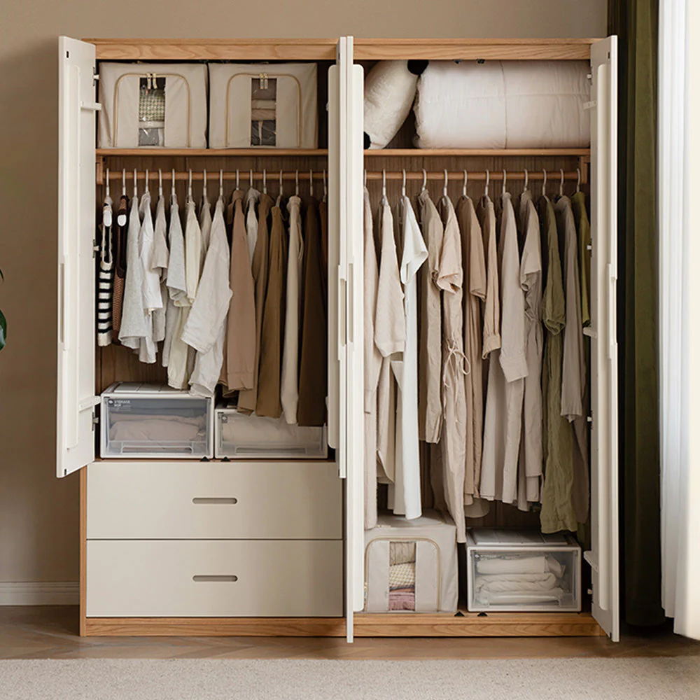 Korge Solid Oak Wardrobe - Image 4
