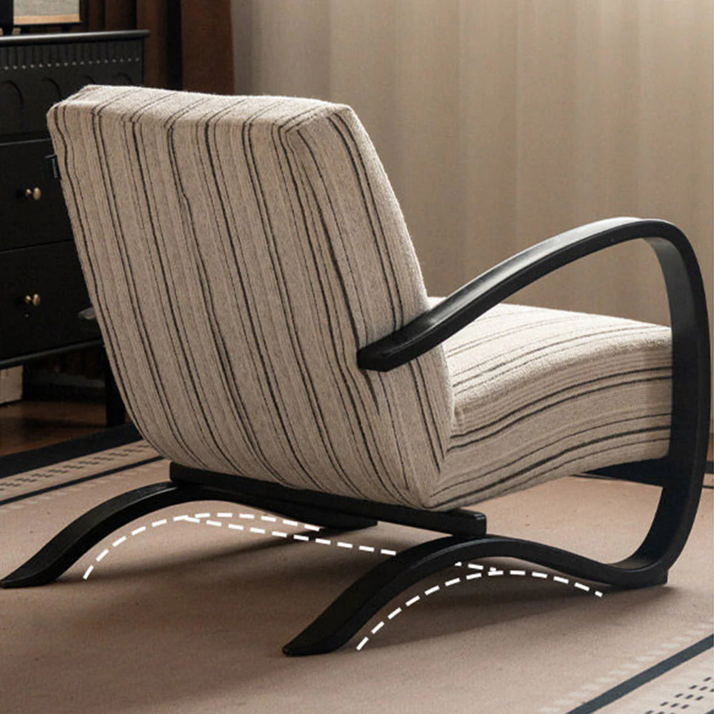 Laconi Fabric Leisure Armchair - Image 4