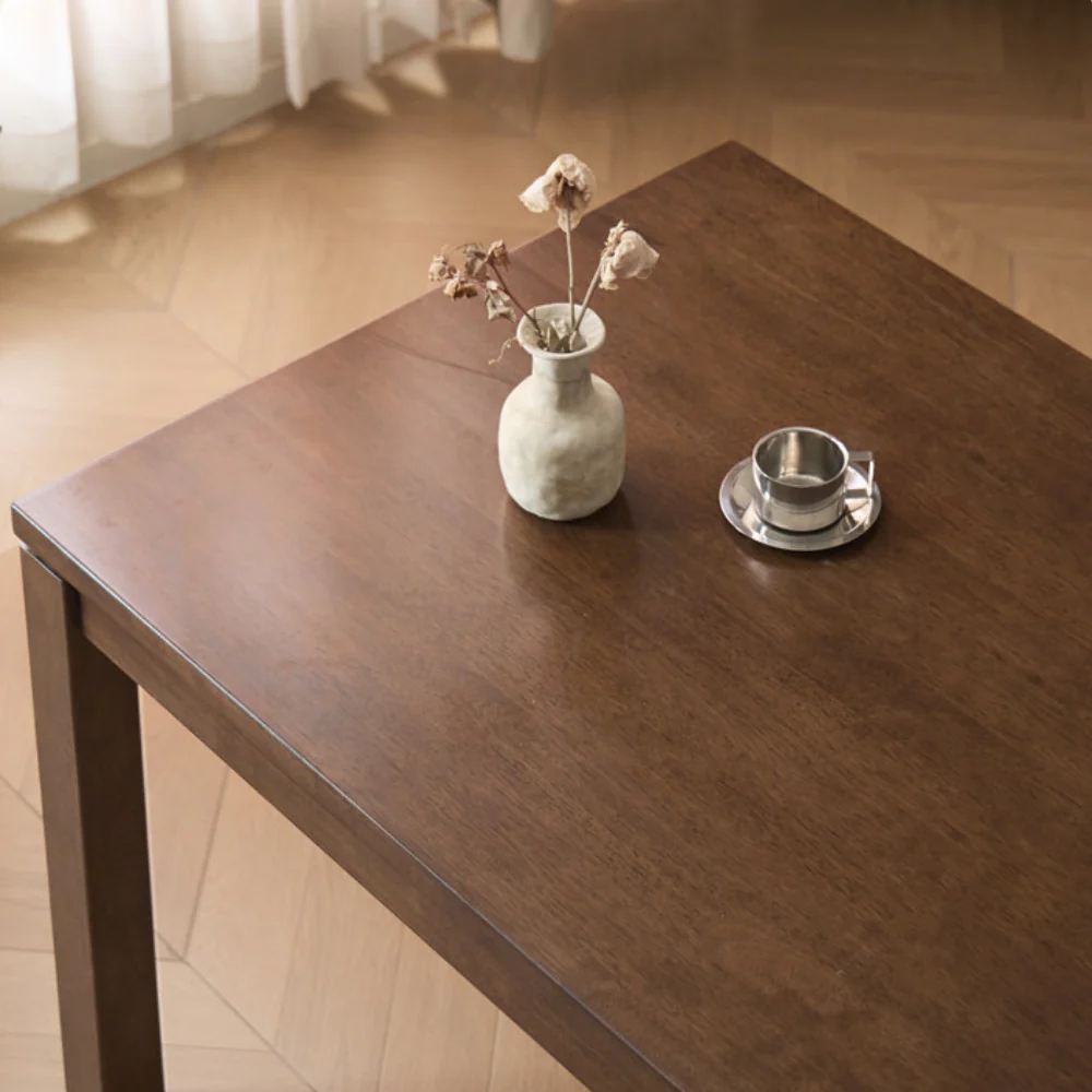 Lana Solid Rubber Wood Dining Table - Image 4