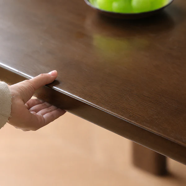 Lana Solid Rubber Wood Dining Table - Image 5
