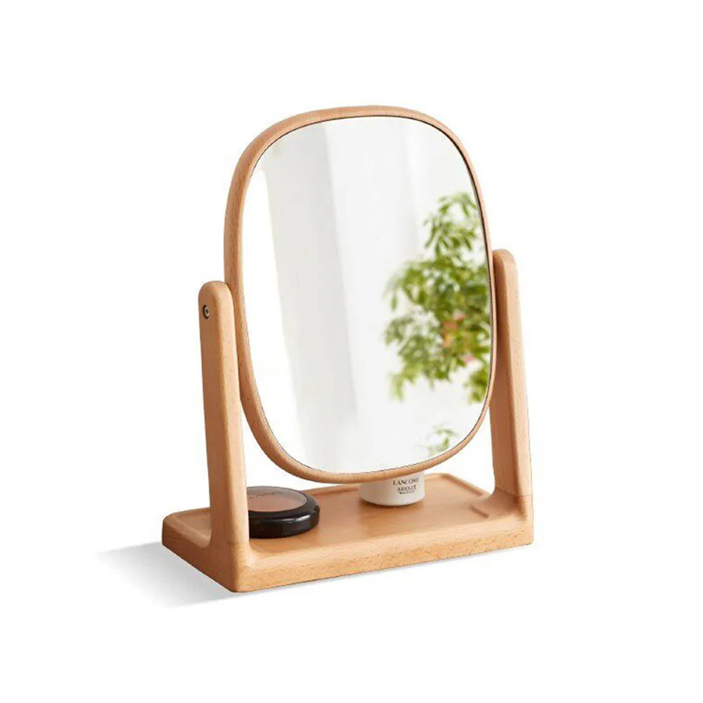 Lauco Solid Hardwood Small Table Mirror - Image 3