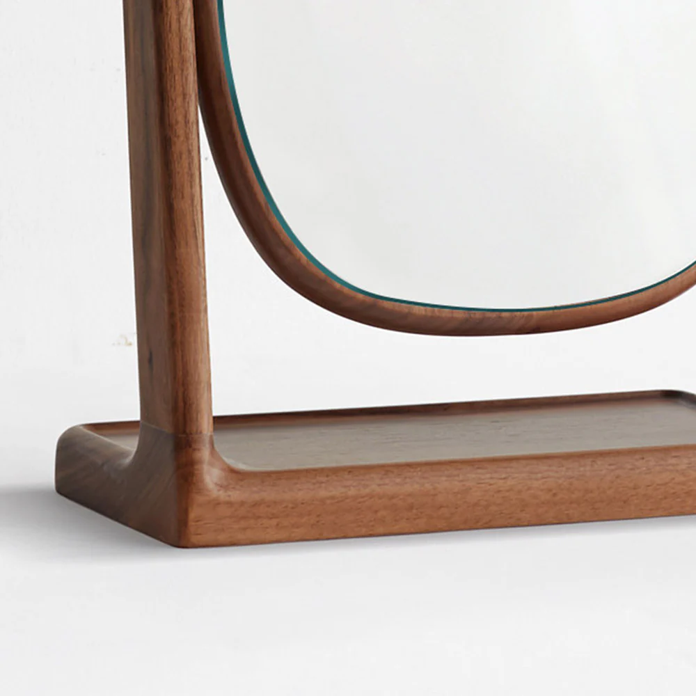Lauco Solid Hardwood Small Table Mirror - Image 7