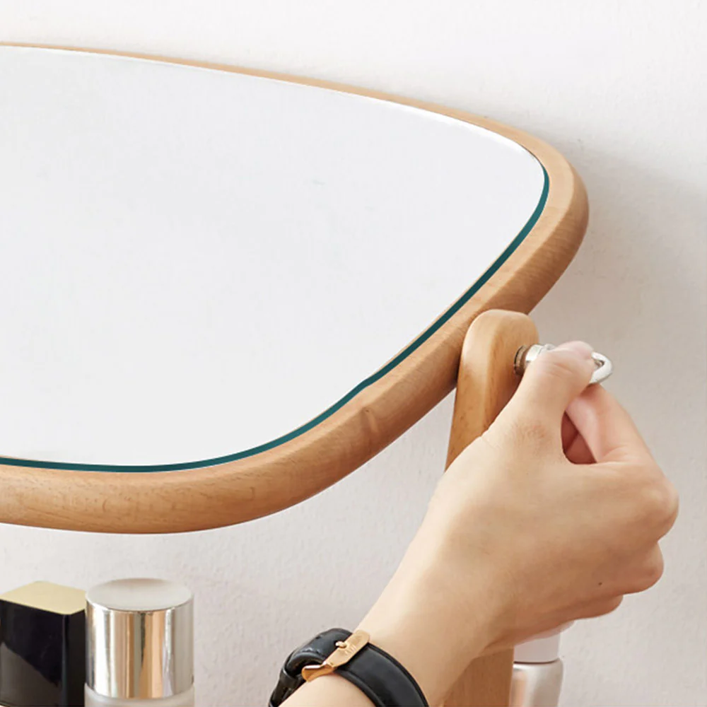 Lauco Solid Hardwood Wide Table Mirror - Image 6