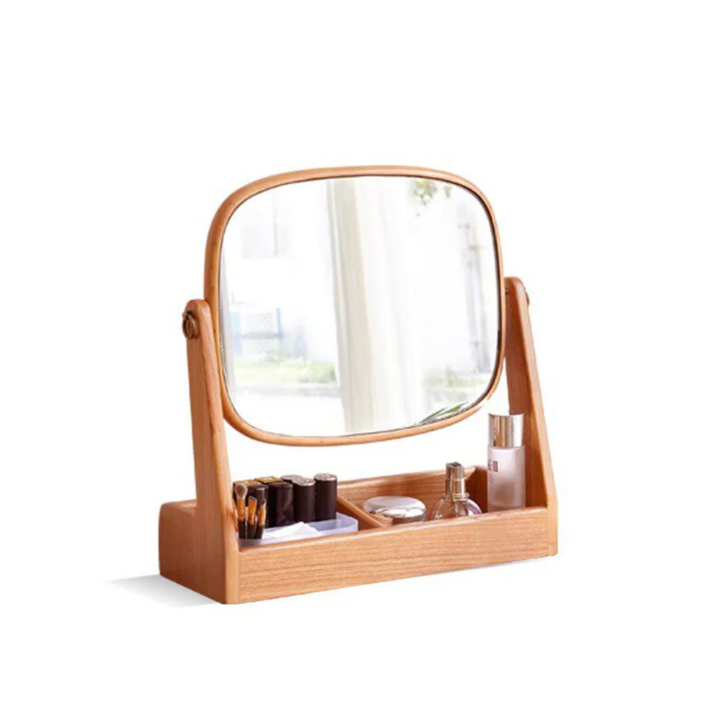 Lauco Solid Hardwood Wide Table Mirror - Image 9
