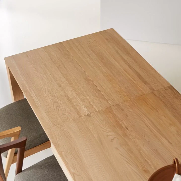 Leiden Natural Solid Oak Extending Dining Table - Image 7