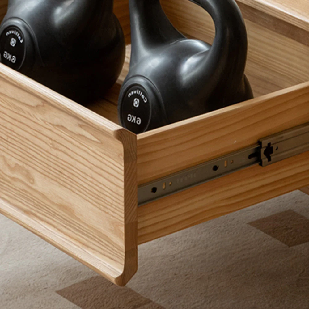 Lenola Natural Solid Ash Coffee Table - Image 7